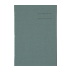 A4 Exercise Book 48 Page, 8mm Ruled With Margin, Dark Green - Pack of 100